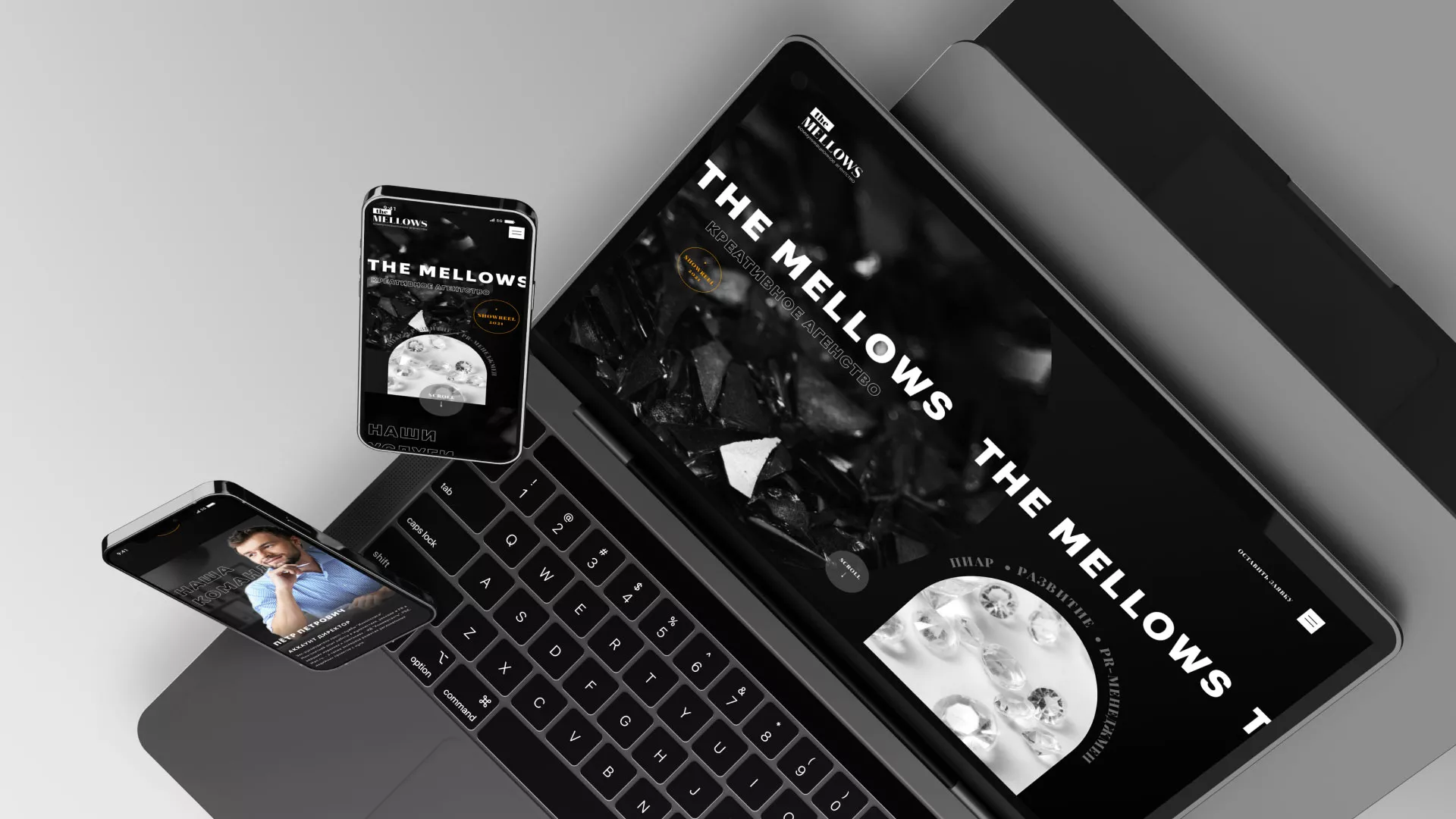 Разработка сайта креативного агентства «The Mellows» в Нижней Салде